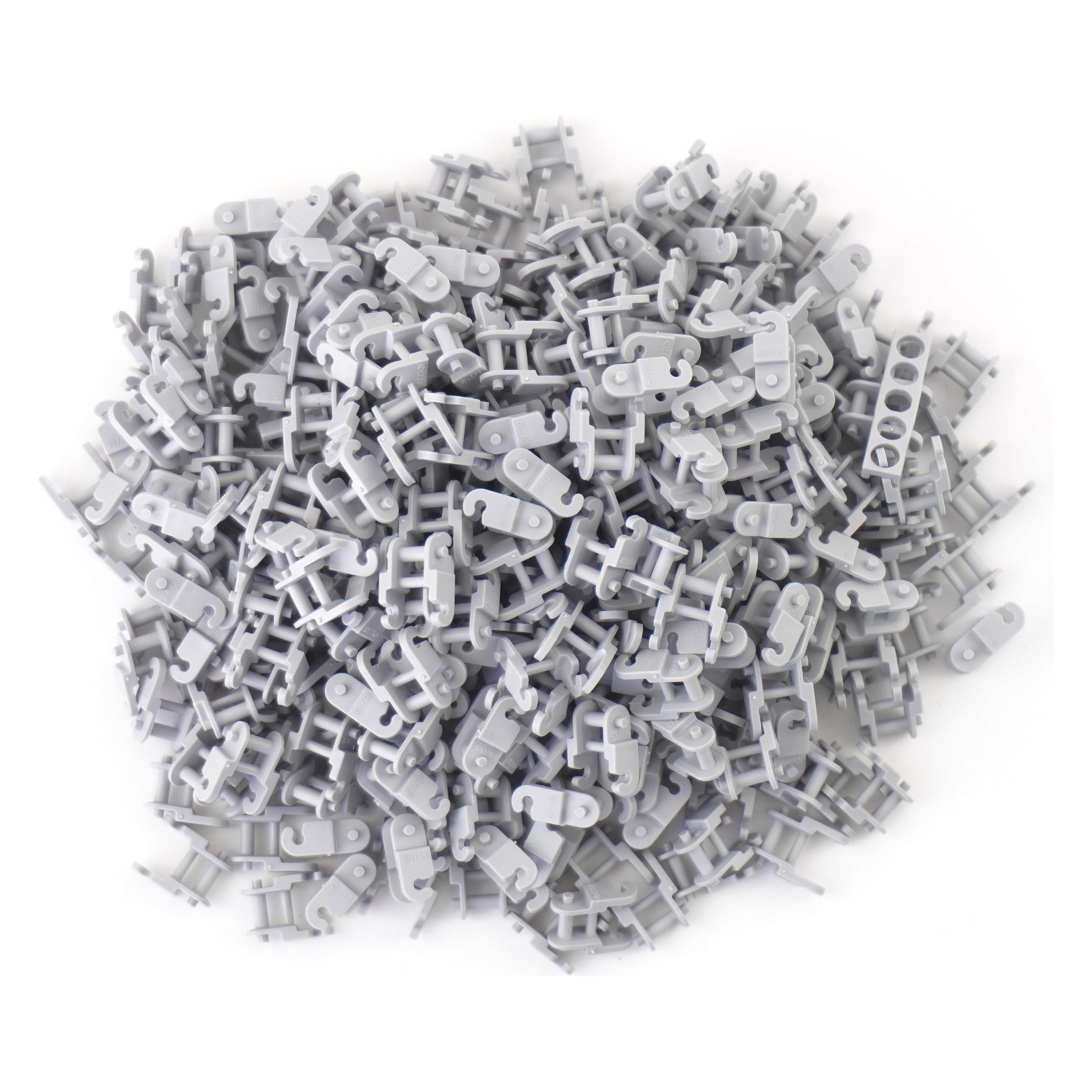 LEGO Technic Kettenglieder Hellgrau fuer Bager und Raupe Hellgrau - 3711 NEU! Menge 500x (3711, LEGO Technic) (3711)