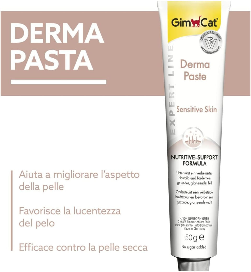 Gimcat Pasta Derma Sensitive Skin 50G