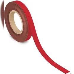 MAUL Kennzeichnungsband magnetisch 1cmx10m rot Packung mit 20 Stück