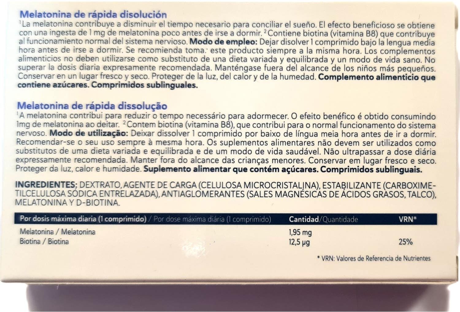 Nesira Acofarma Melatonina 1,95mg 60comp