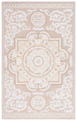SAFAVIEH Handmade Abstract Antanina Medallion Wool Rug