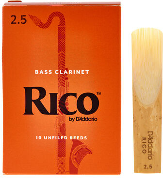 DAddario Woodwinds Rico Bass Clarinet 2.5