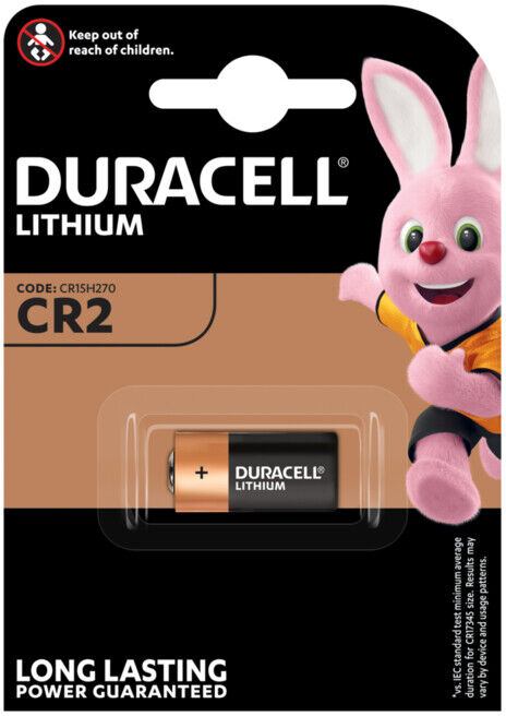 Hückmann Batterie lithium 3V CR2 Duracell DCR2 Ultra (blister 1) (110280)