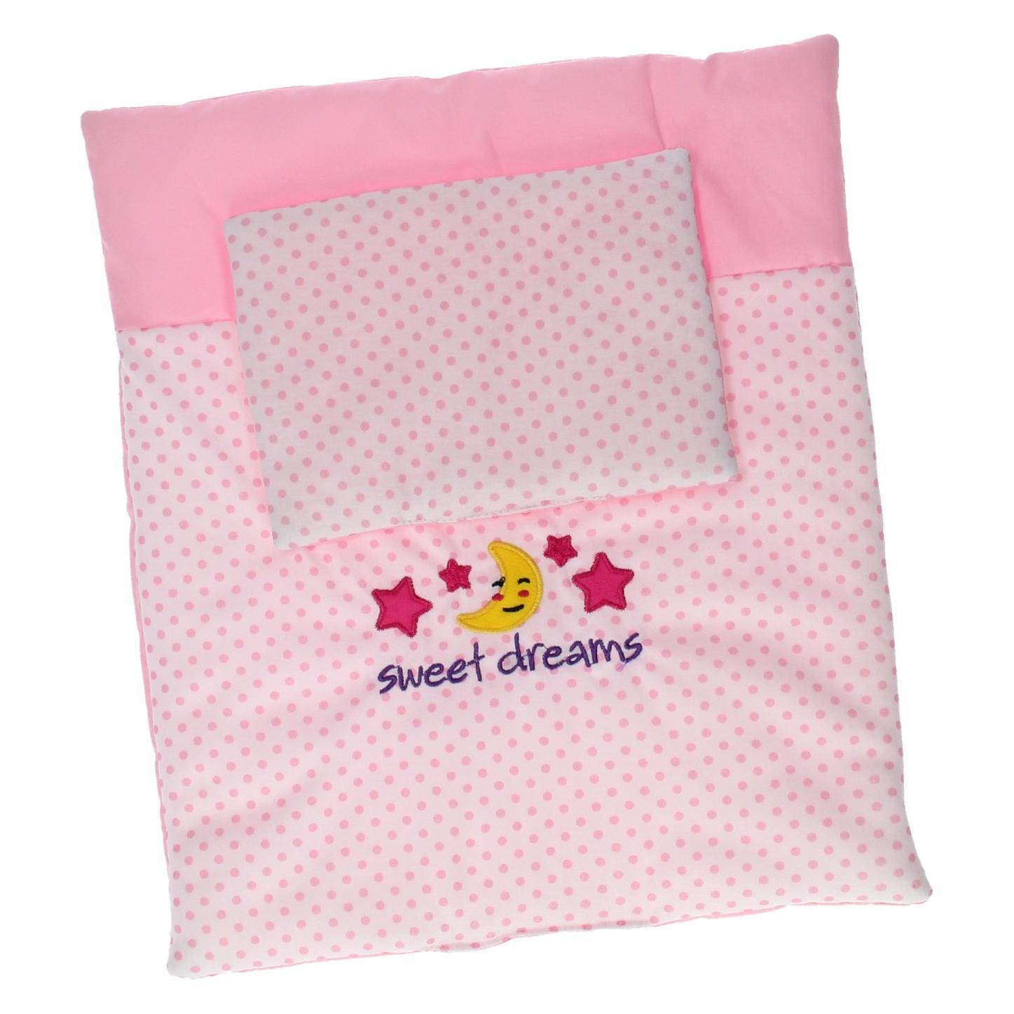 Johntoy Baby-Rose Doll-Decke und Kissen set (20639179)
