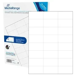 MediaRange MRINK149 selbstklebendes Etikett Permanent Weiß 1200 Stück(e)