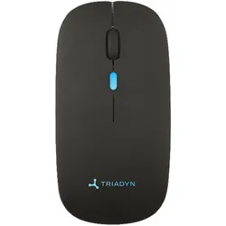 Neue drahtlose Büromaus Triadyn Callisto Bluetooth 2.4GHz RGB Slim 1600 DPI Schwarz