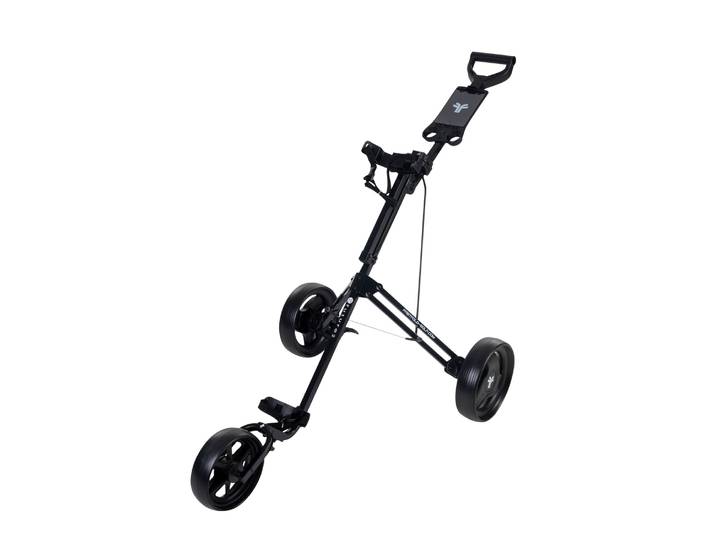 FastFold Golftrolley Junior Aluminium 3-Rad schwarz