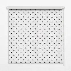 INNENROLLO - Fensterrollo - Rollo - 100x140 cm - Dreiecke