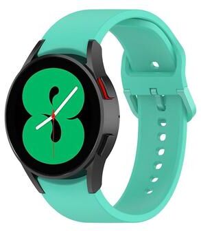 Everyday Crate Samsung Galaxy Watch 6 5 4 Silicone Watch Band Adjustable Soft Replacement Strap cyan