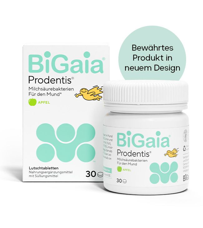 Bigaia Prodentis Apfel Lutschtabletten 30 St