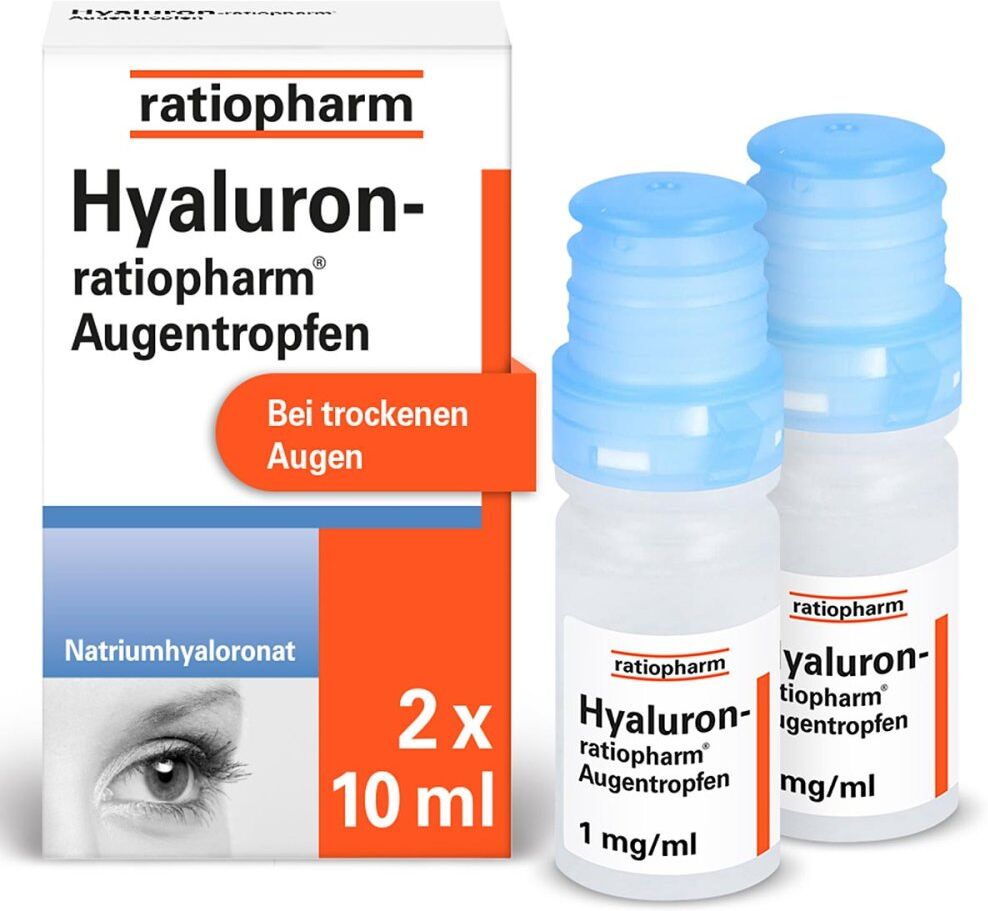 Hyaluron ratiopharm Augentropfen 2X10ml