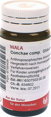 WALA Heilmittel GmbH CONCHAE comp.Globuli 20 g 08785408