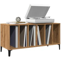 vidaXL Inmelin (CD Player, Platten, Plattenspieler), CD- & Schallplatten Aufbewahrung, Braun