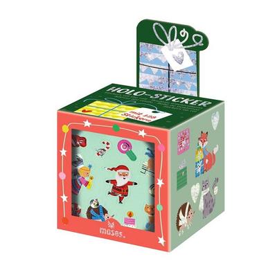 Sticker von der Rolle Weihnachtsfreunde