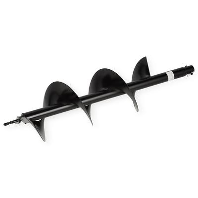 EBERTH 200 mm Bohrschnecke aus Stahl, Ersatz-Bohrschnecke GW2-BS200 für EBERTH Erdbohrer und kompatible Geräte