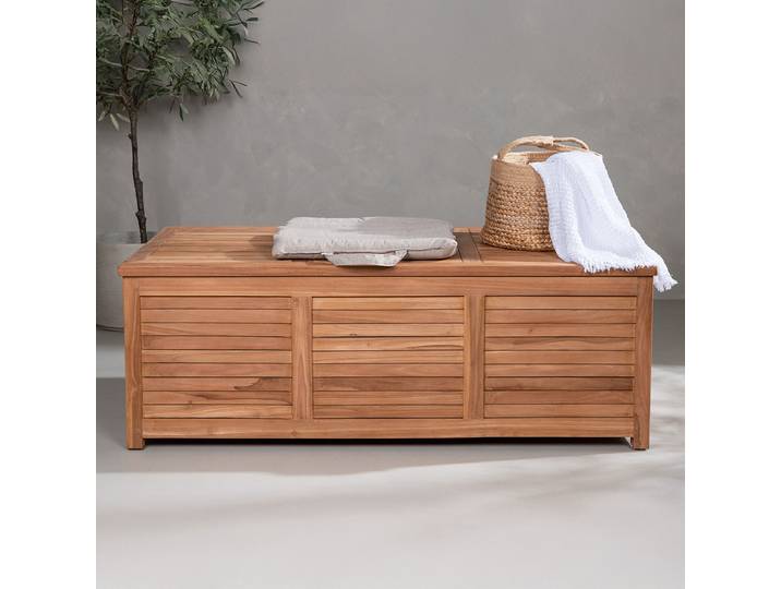 Coffre de jardin Aoda 46 x 70cm Beige