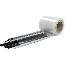 VEPATIM Schlauchfolie  200mm breit  50my transparent LDPE 500 lfm.