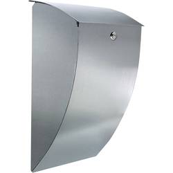 Burg Wächter 32420 MILANO 3843 ES Briefkasten Edelstahl Silber Schlüsselschloss