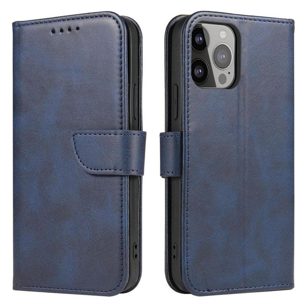 Hurtel Magnethülle für Samsung Galaxy S23 Ultra Cover mit Flip Wallet Stand Blau (Samsung Galaxy S23 Ultra) (1404978613)
