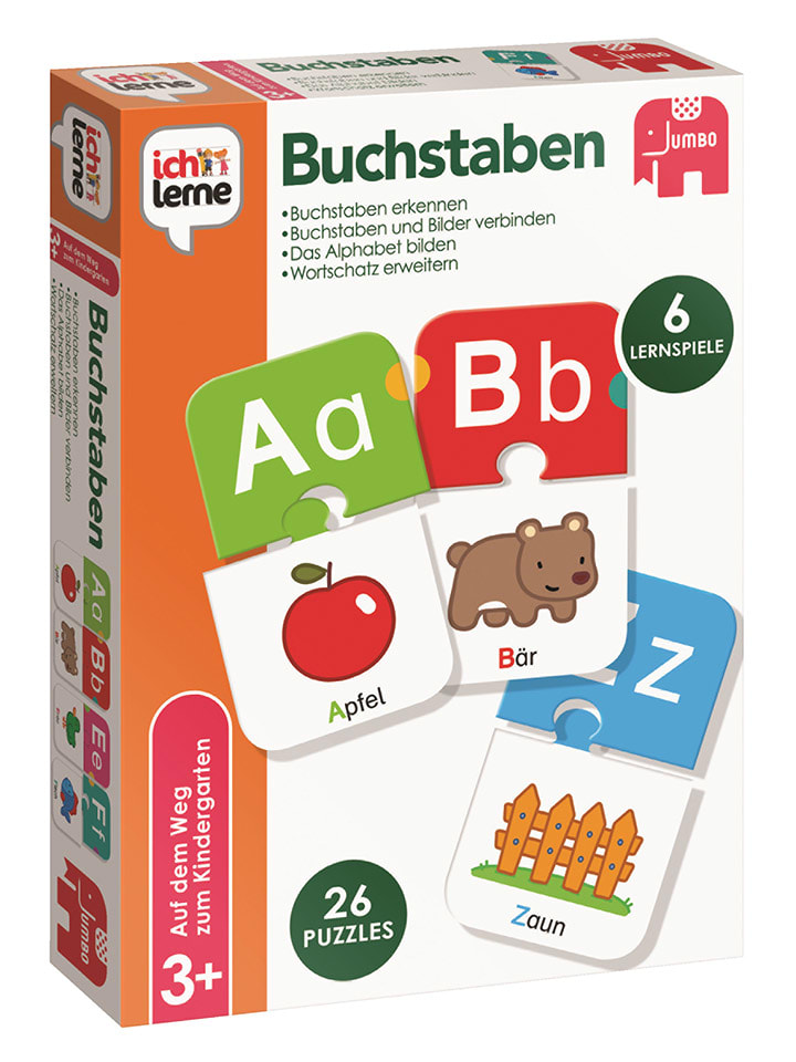 Jumbo Lernspiel "Ich lerne Buchstaben" - ab 3 Jahren - onesize