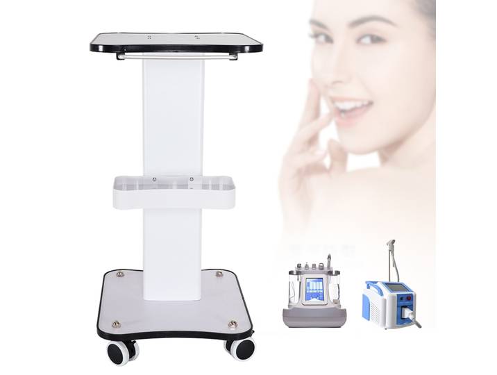 Chariot roulant de beauté à 3 niveaux, rotatif à 360 degrés, professionnel, Portable, pour Salon de beauté