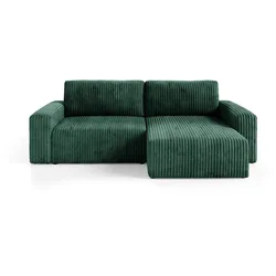ECKSOFA Angela 3 Sitzplätze Tannengrün