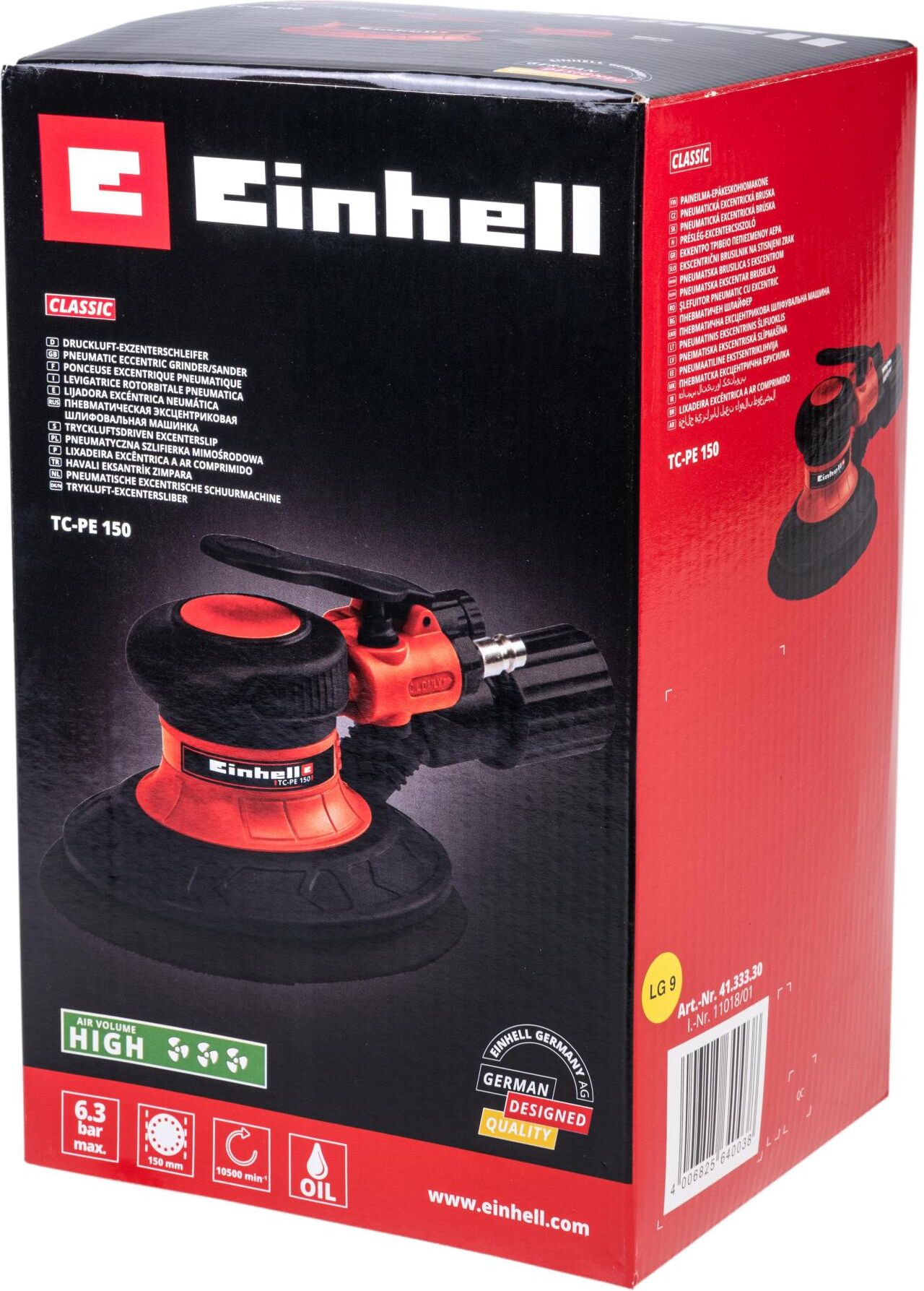 Exzenterschleifer EINHELL "TC-PE 150", rot, Schleifmaschinen, Exzenterschleifer rot Einheitsgröße