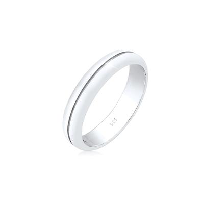 Partnerring ELLI PREMIUM "Ring Bandring Freundschaftsring 925 Sterling Silber" Gr. 60, silber, Fingerringe, Damen, 60, Silber 925 (Sterlingsilber)