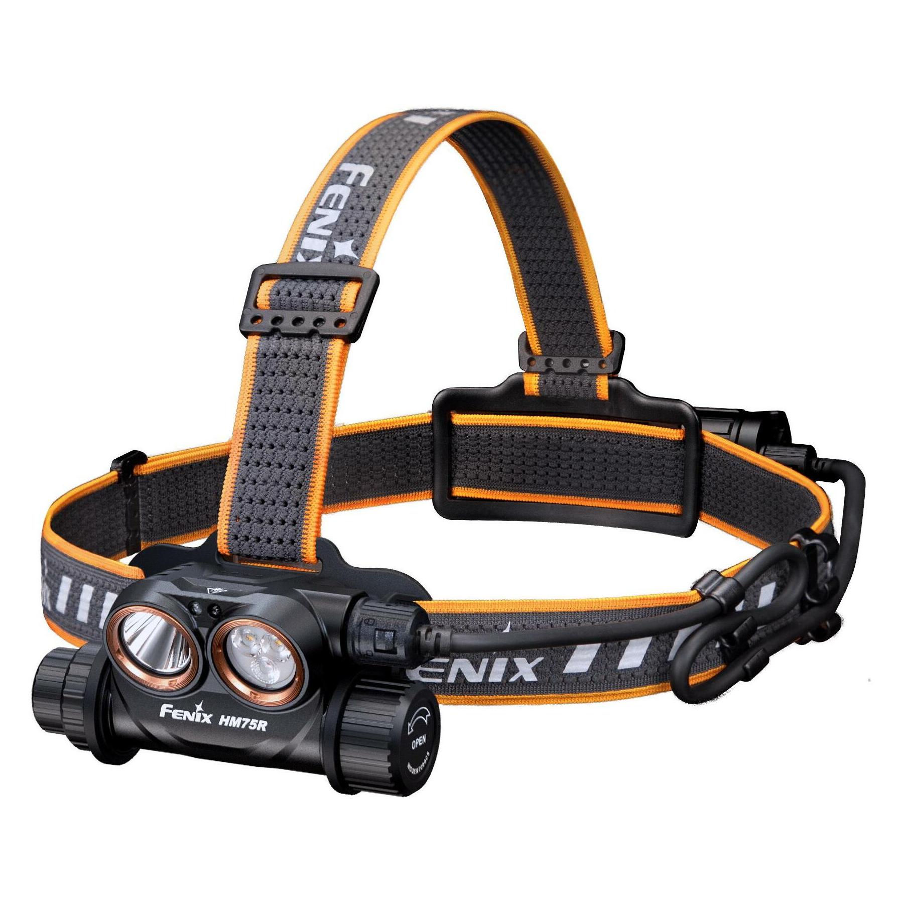 Fenix HM75R, lange Betriebsautonomie Stirnlampe (1600 lm) (HM75R)