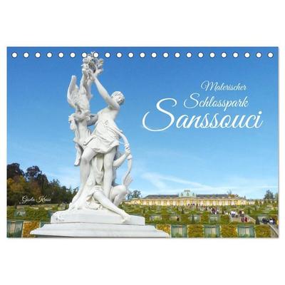 Malerischer Schlosspark Sanssouci (Tischkalender 2027 DIN A5 quer), CALVENDO Monatskalender