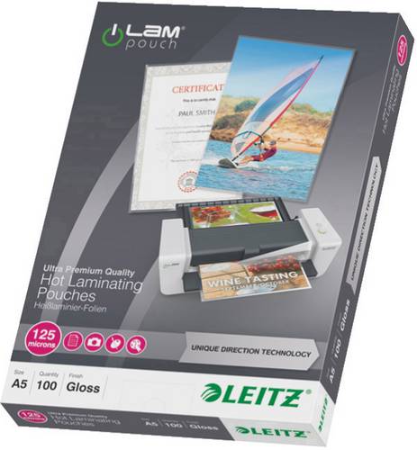 Leitz Laminierfolie DIN A5 125 micron glänzend 100St.