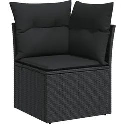 vidaXL, Gartenlounge, Haponum (4x Eckteil + Tisch + 5x Mittelteil)