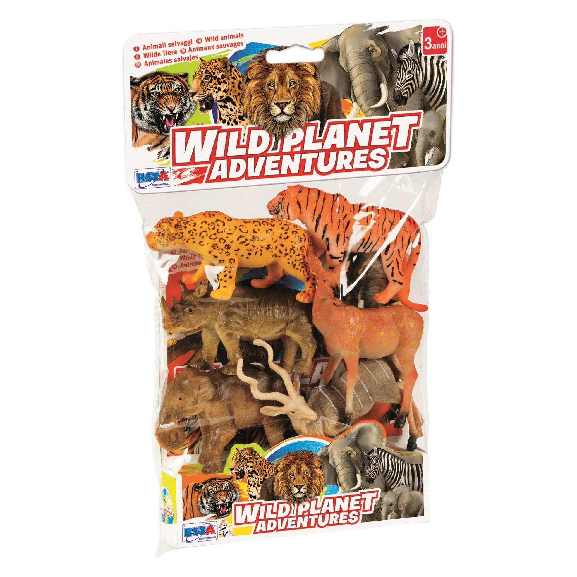 Rs Toys Wild Planet Animals Bag 6 Pieces (36934519)
