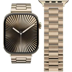 Vonmählen Link Bracelet 2 (40 mm, 41 mm, 42 mm, 316L-Edelstahl), Uhrenarmband, Gold