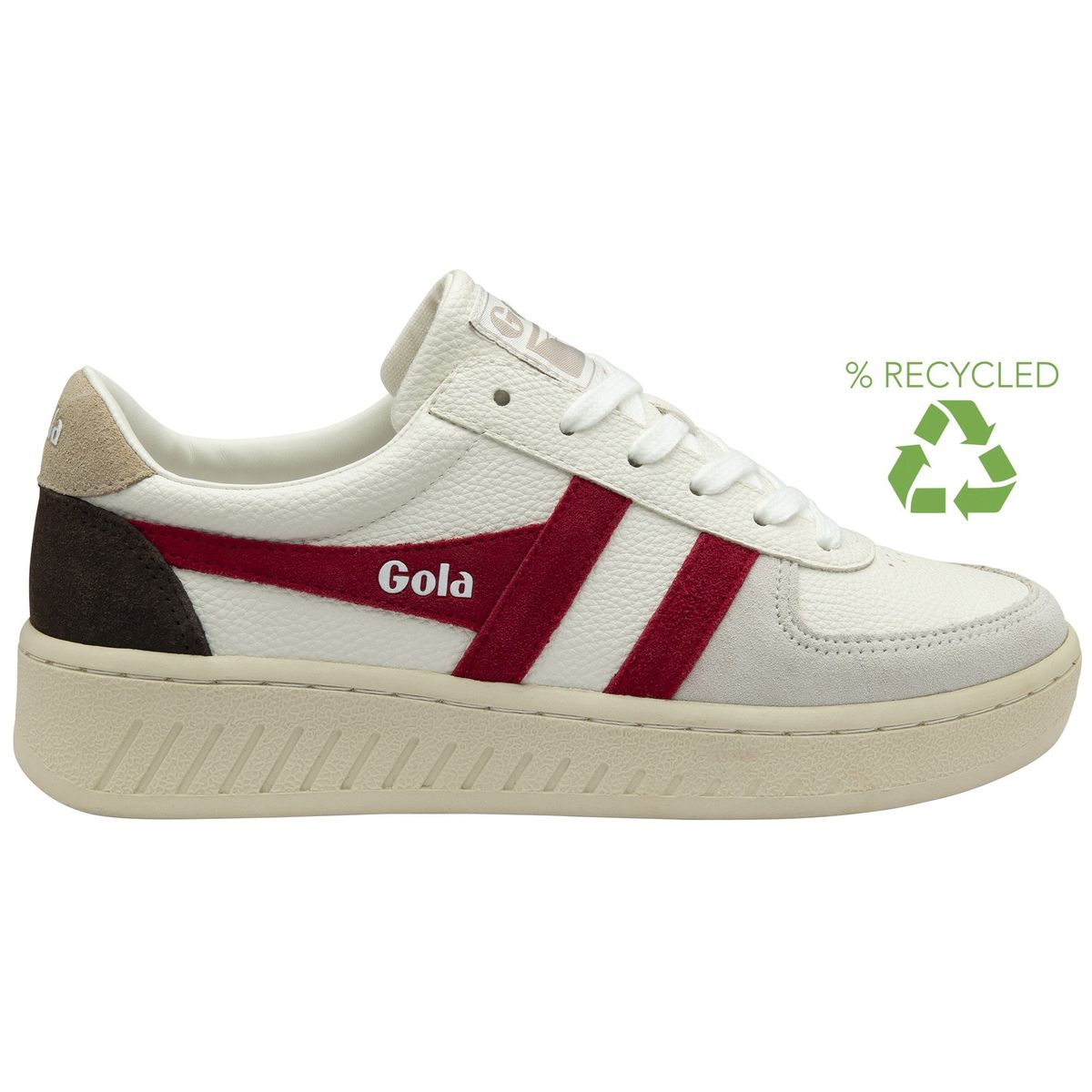 Gola Grandslam Trident Sneaker Women white/lollipop/bone (KC) 39 CLA415-KC-39-whitelollipopbone