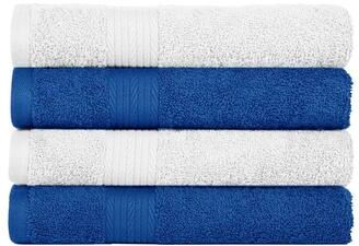 Ample Decor Cotton Plus Highly Absorbent Hand Towel 18x28 Inch - Pack of 4