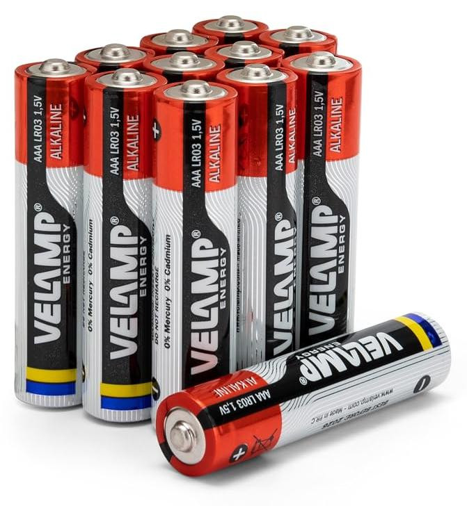 Velamp LR03 12-pack alkaline AAA-batterijen