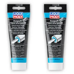 2x Reparaturpaste LIQUI MOLY 3340 Auspuff-Reparatur-Paste Dichtung Löcher Auspuff