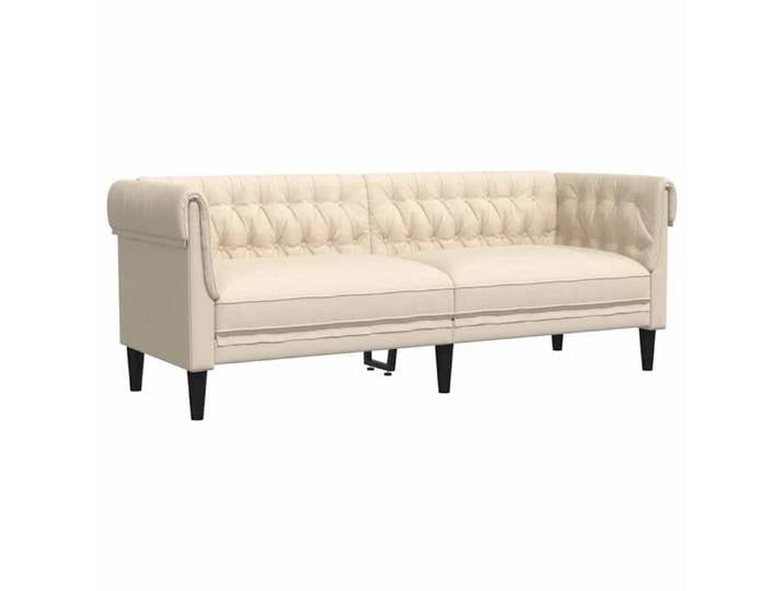 LMT - TOP@Canapé Chesterfield 3 places - Sofa 2/3 personnes Classique - lin CC69403