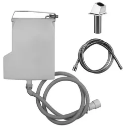 Gessi Securflex Schlauchdurchführung, Rosette Eleganza, für Wannenrand, mindestens Innenmaß-Breite>50 mm, 735, 01771706, Farbe: Metall Schwarz PVD