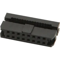 W+P 343-16 - Pfostenverbinder, RM 2,00mm, 16-polig