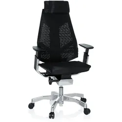 hjh OFFICE High End Bürostuhl GENIDIA PRO Netzstoff mit Armlehnen