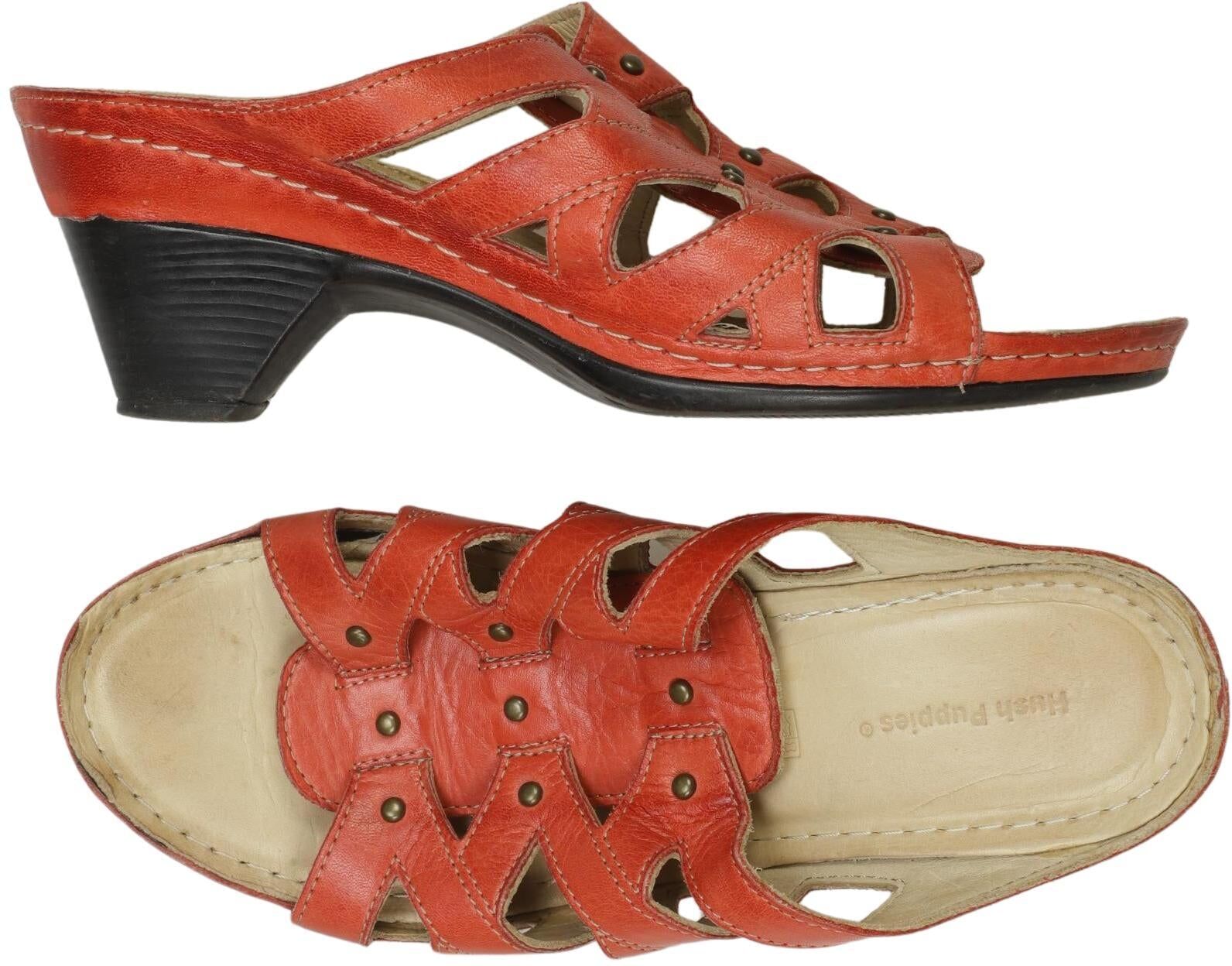 Hush Puppies Damen Sandalen, Rot, Gr. EU 40, Leder - Second Hand