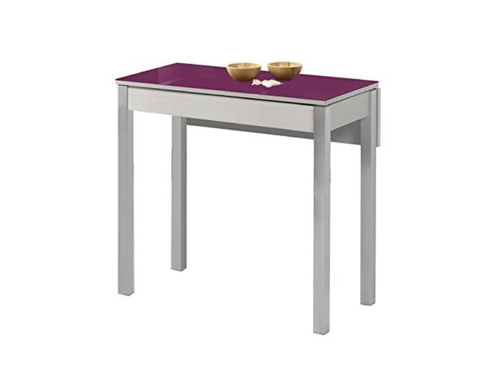 ASTIMESA Aala Fall Küchentisch, Metall, Aubergine, 90 x 50 cm