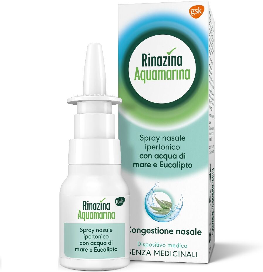Rinazina Aquamarina Spray Nasale Ipertonico 20ml