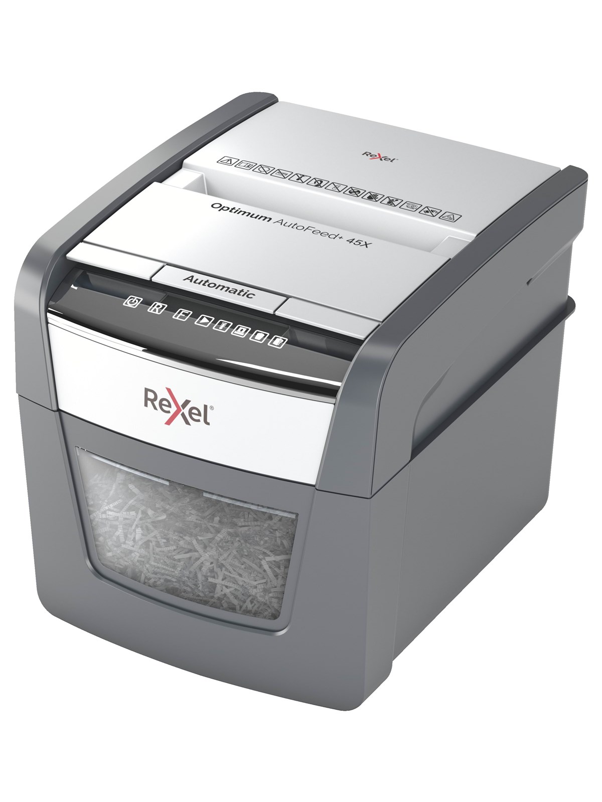 Rexel Optimum AutoFeed 45X Automatischer Aktenvernichter Partikelschnitt, P4