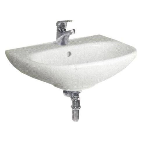 Csdk SL Csslr Plus weisses Waschbecken mit Hahnloch und Überlauf in den Massen 50 x 40 cm. Vorgesehen für d (H8103900001041)