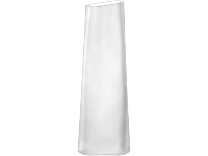 LEONARDO HOME TURNO Vase 1 Stück Satinierte Glasvase Moderne Optik Schlichtes Design Blumenvase für einzelne Blumen Vielseitig einsetzbar Höhe 34 cm satiniert 055262