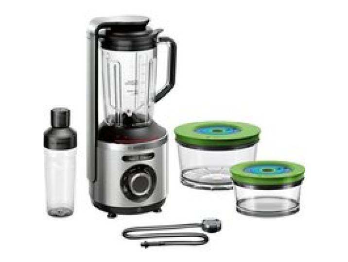 Blender sous vide 2-en-1 - BOSCH - VitaPower Série 8 MMBV625M - 1000 W - Inox / Noir