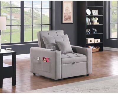 Dwell Home Quinn Chair with pullout Sleeper